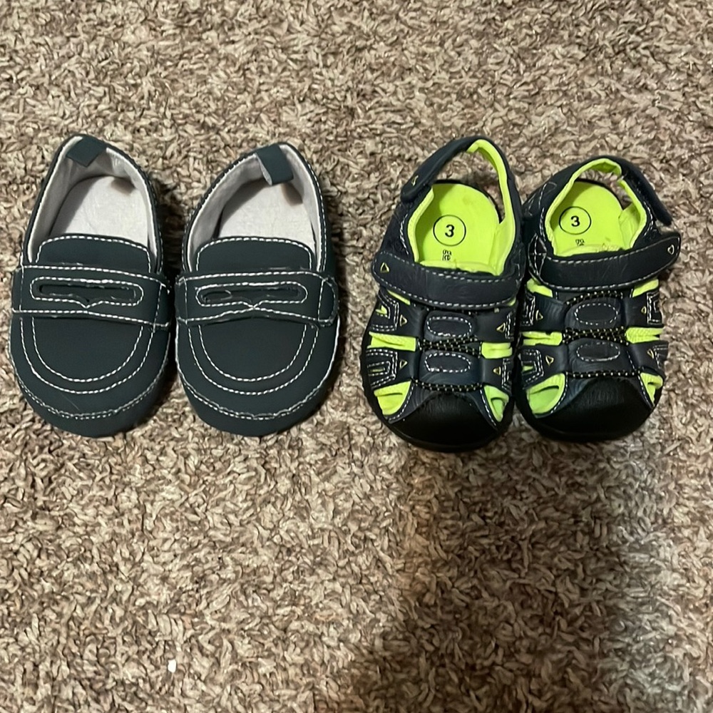 Two pairs of baby shoes!